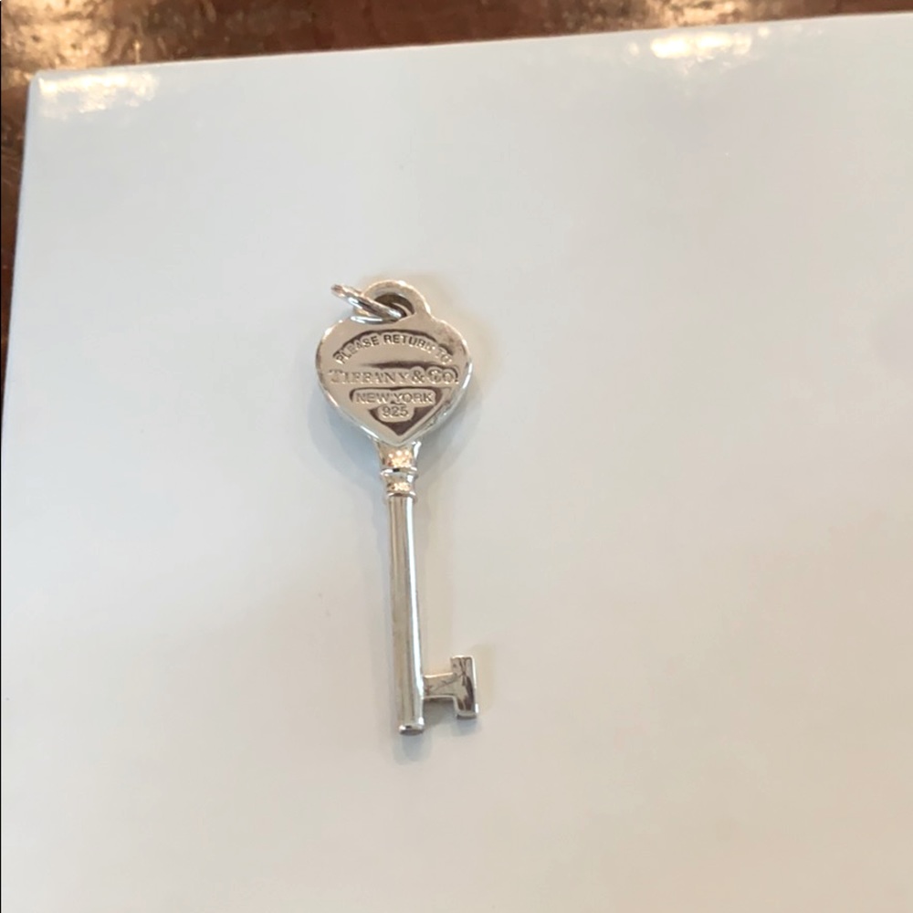 Tiffany & Co. Sliver Key Necklace & Silver Chain